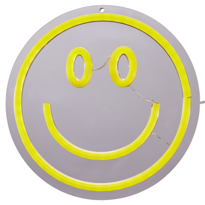Nástenné LED svietidlo SMILEY žltá 1