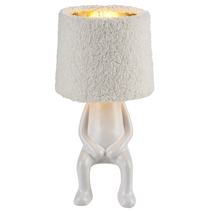 Stolná lampa SMURFY krémová 1