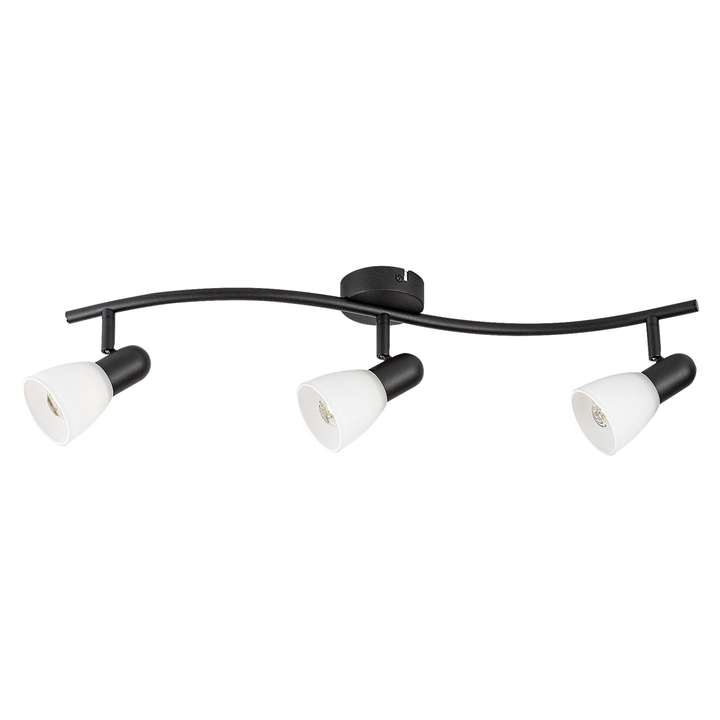 Bodové svietidlo SOMA 3 čierna/biela 1