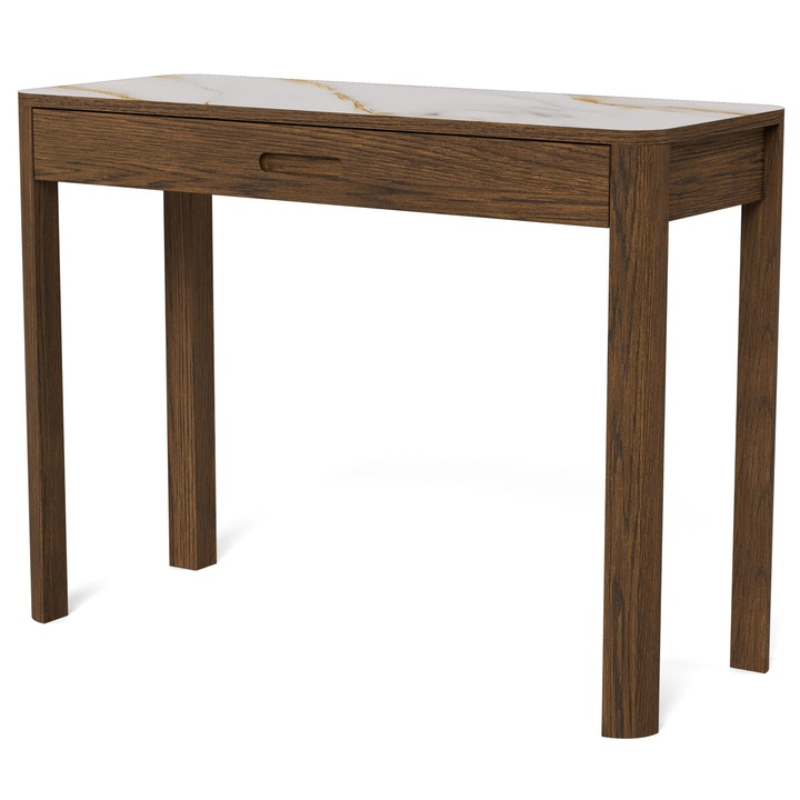 Konzolový stolík SOUTHAMPTON 100 krémová/dub 1