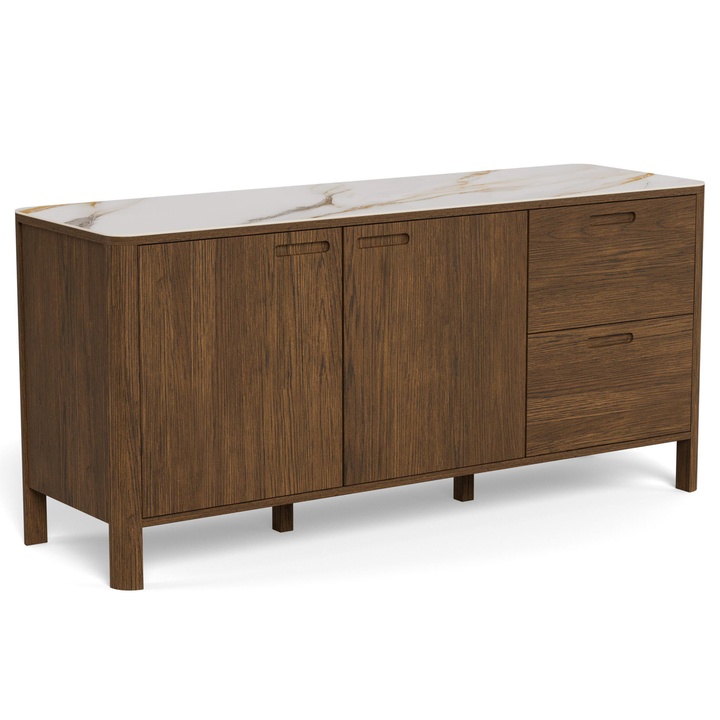 Komoda SOUTHAMPTON 160 krémová/dub 1