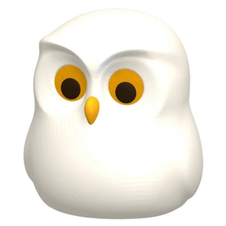 Detská stolová lampa SOVA biela 1