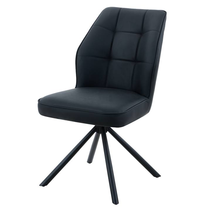 Jedálenská stolička SPARTIA čierna 1