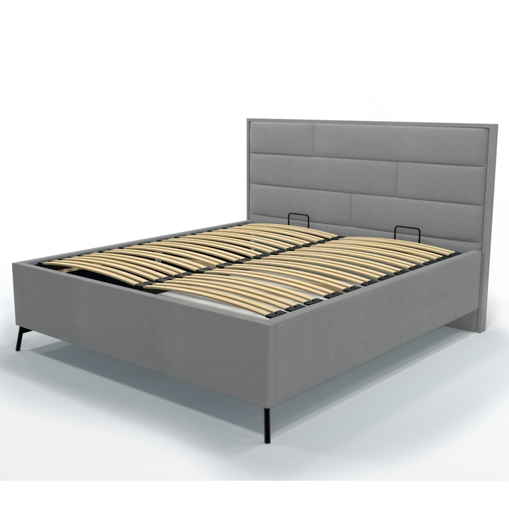 Posteľ s roštom SPECTRAL 1 sivá, 160x200 cm 1