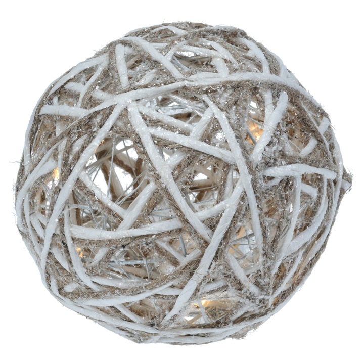Dekoračná LED guľa SPHERE kov, priemer 15 cm 1