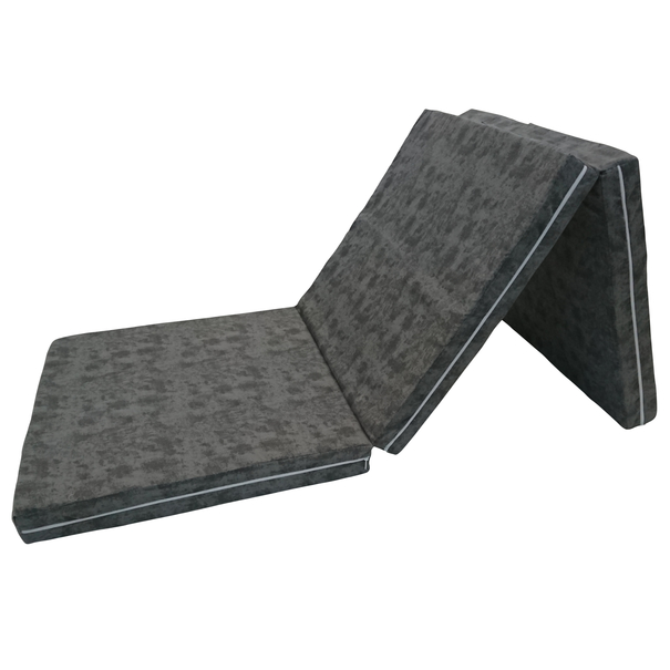 Skladací matrac pre hostí SPIRALY tmavosivá 1