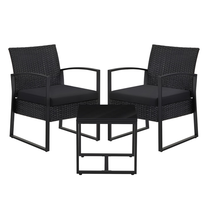 Záhradná zostava SPIRIT čierna 1