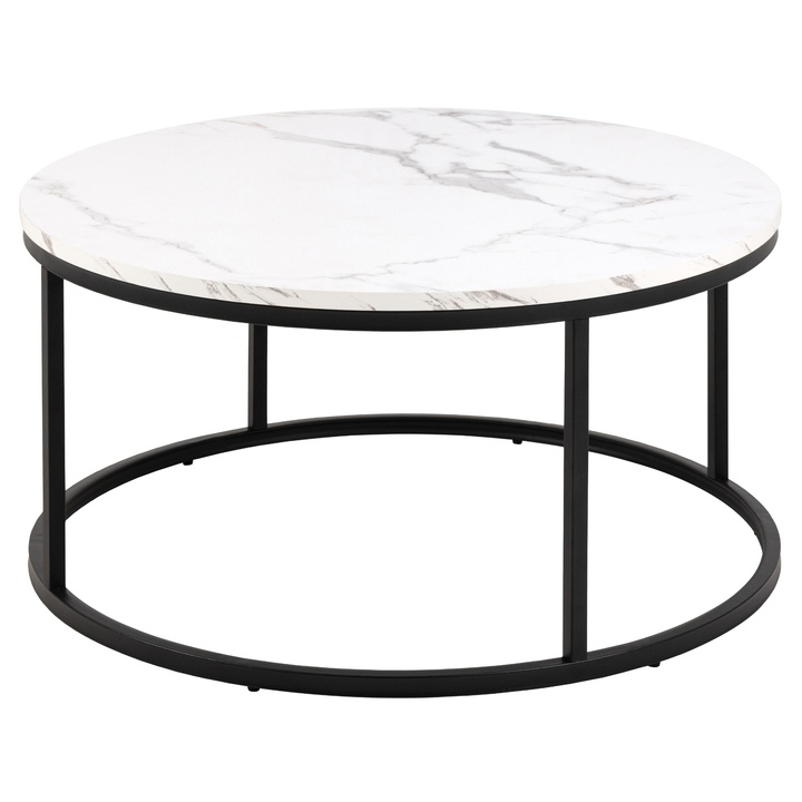 Konferenčný stolík SPIRO biely mramor 1