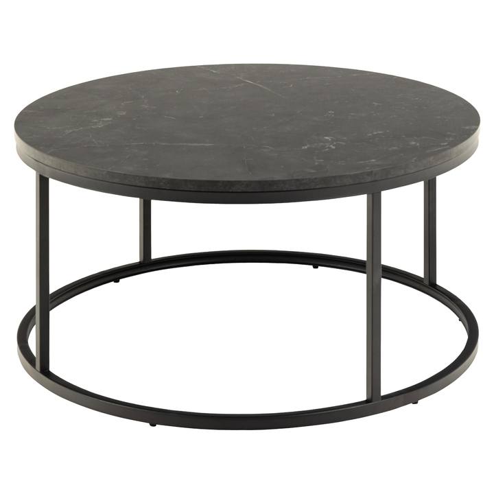 Konferenčný stolík SPIRO čierny mramor 1