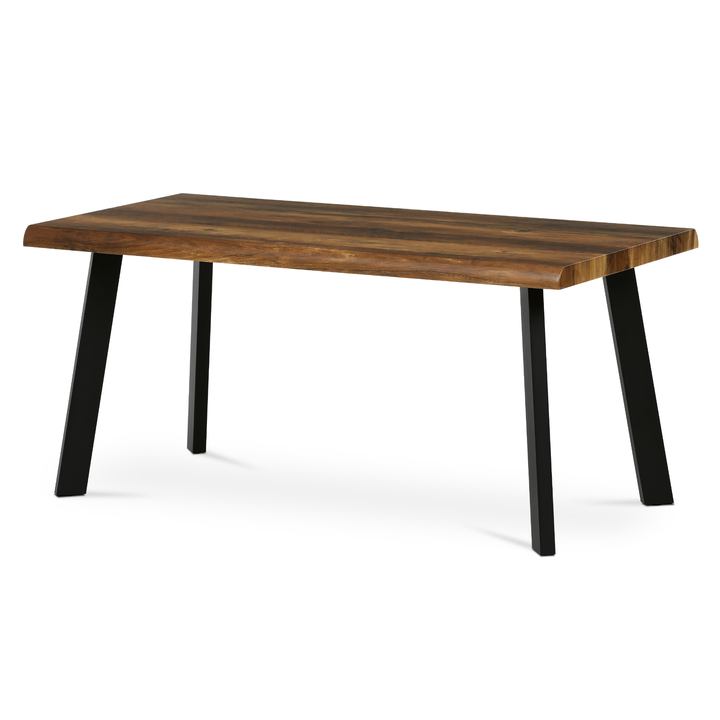 Konferenčný stolík SPYROS staré drevo/čierna 1