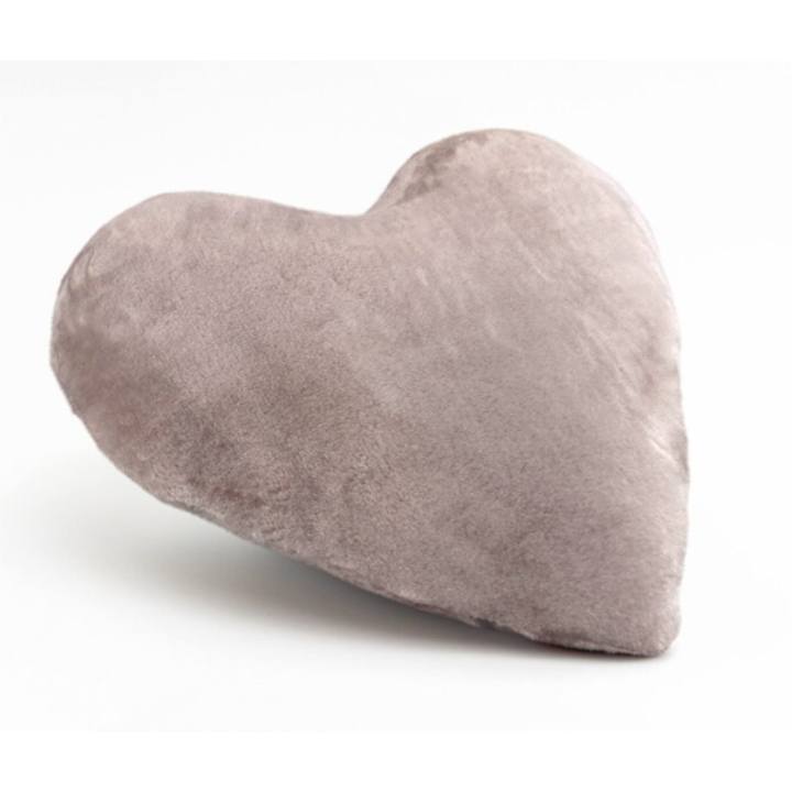 Dekoračný vankúš SRDIEČKO sivofialová 1