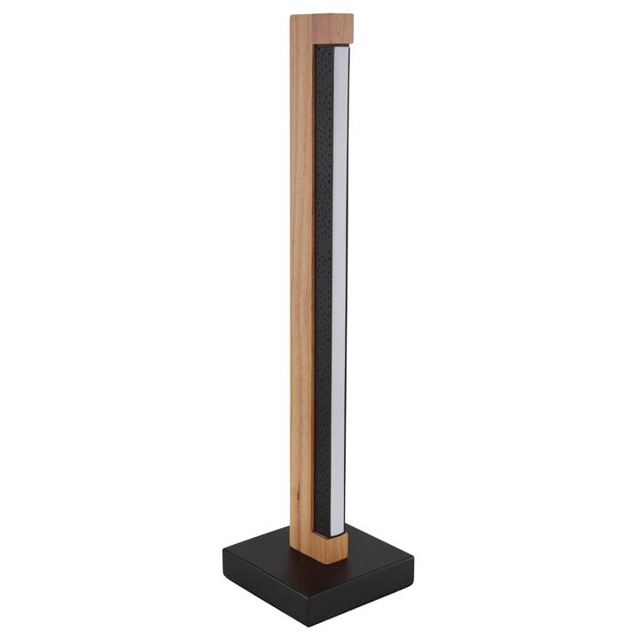 Stolná LED lampa STARLA čierna/prírodná 1