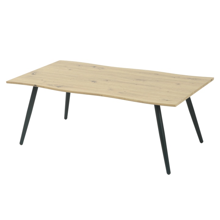 Konferenčný stolík STEEG dub artisan/čierna 1