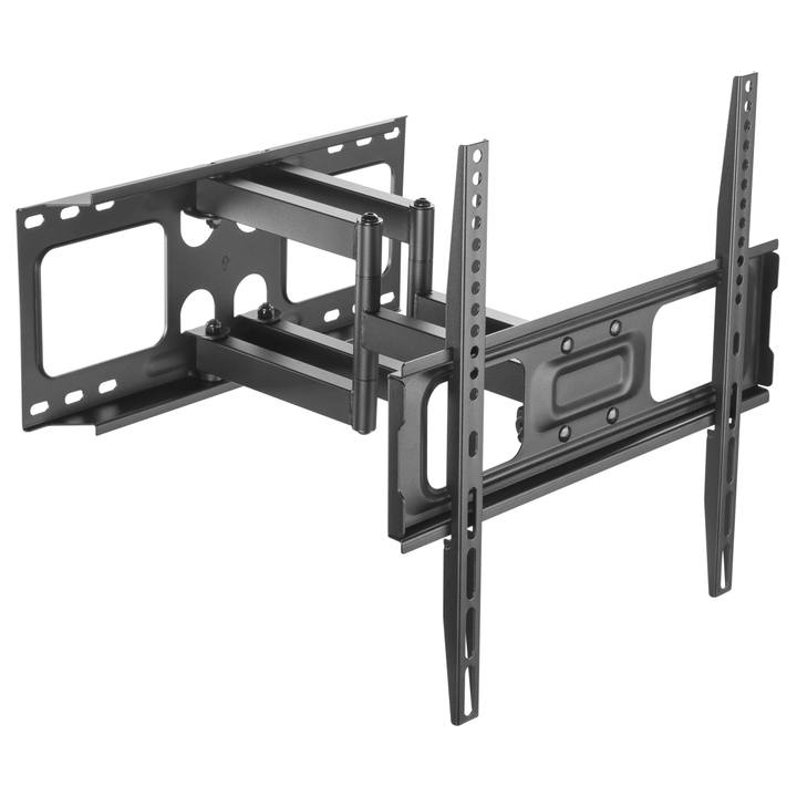 Výsuvný držiak na TV  STELL SHO 5610 čierny kov, polohovateľný, 32"-70" 1