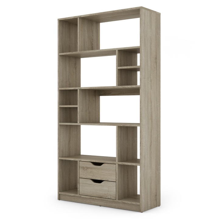 Knihovna STEN 1 dub sonoma 1