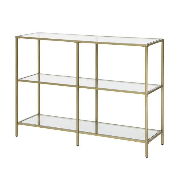 Odkladací stolík STEN zlatá 1