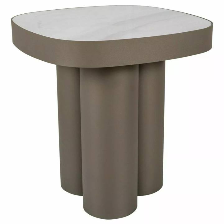 Konferenčný stolík STILLO biela/medená, šírka 48 cm 1
