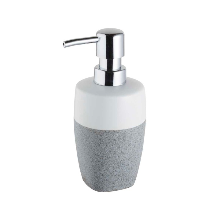 Dávkovač mydla STONE sivá/biela 1