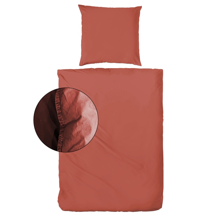 Posteľná bielizeň STONEWASHED siena, 70x90 a 140x200 cm 1