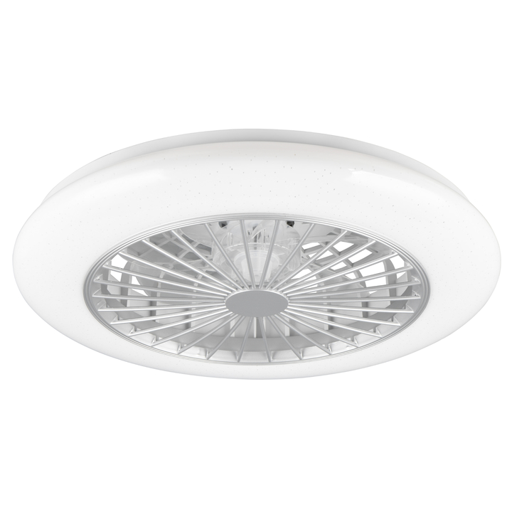 Stropné LED svietidlo s ventilátorom STRALSUND biela 1