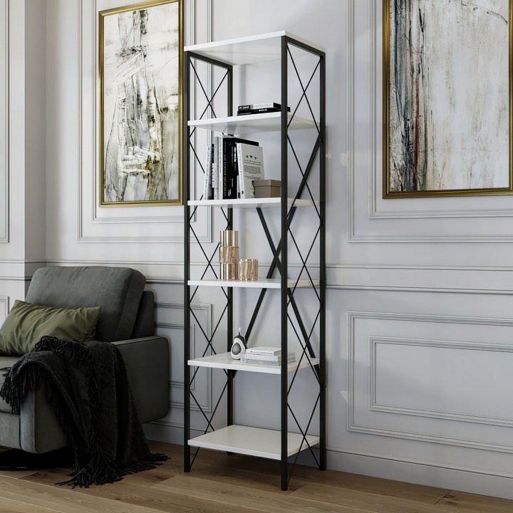 Regál SUADIYE biela 1