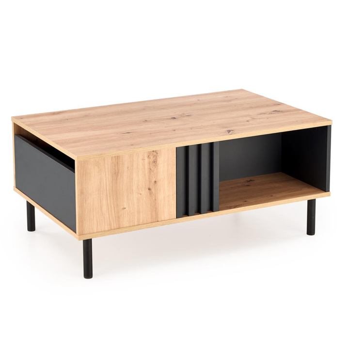 Konferenčný stolík SUNAO dub artisan/čierna 1