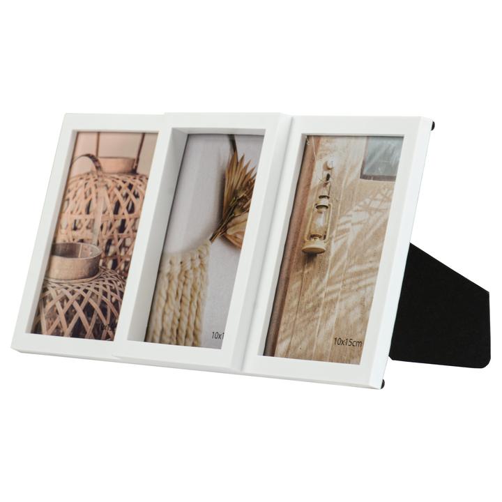 Multirám na 3 fotografie SWIGGIT biela, 3x 10x15 cm 1