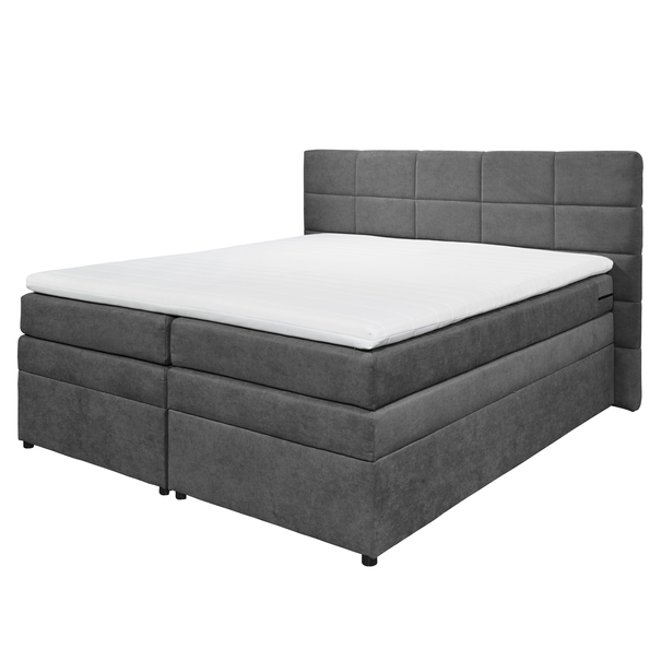 Posteľ boxspring TACOMA 3 antracitová, 180x200 cm 1