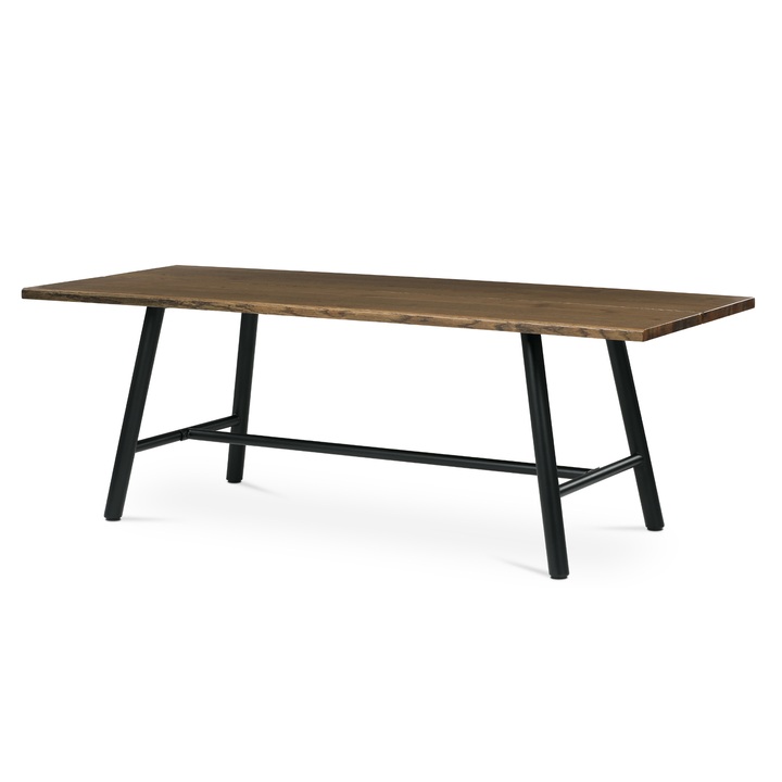 Jedálenský stôl TALVI orech/čierna, šírka 220 cm 1