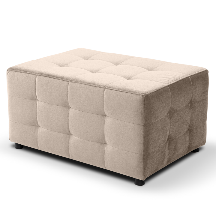 Taburet TAORMINA L svetlohnedá 1