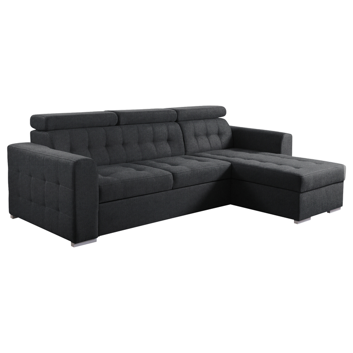 Sedacia súprava TAORMINA pravá, čierna 1