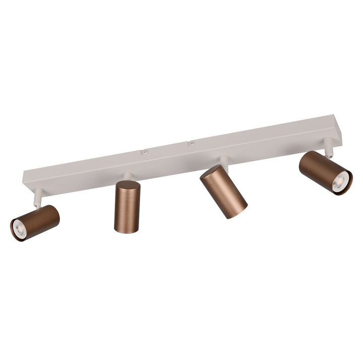 Bodové svietidlo TARYN 4 kávová/biela 1