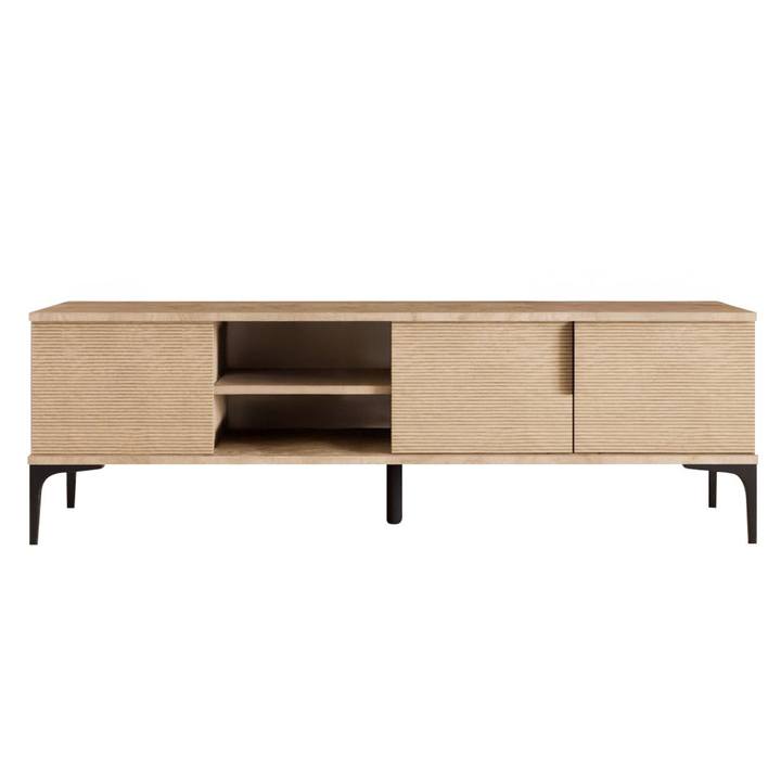 TV stolík TARZ dub/čierna 1