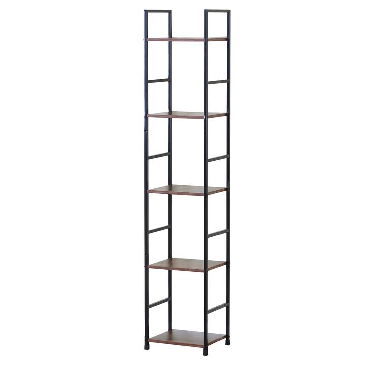 Regál TAYLER 5 staré drevo/čierna 1