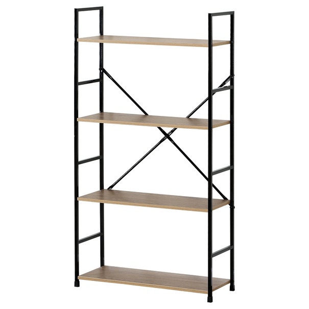 Regál TAYLER 6 dub/čierna 1