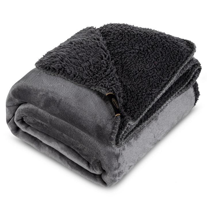 Deka  TEDDY oceľovosivá, 150x200 cm 1