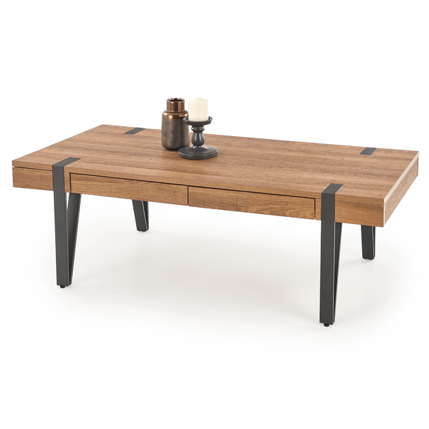 Konferenčný stolík TELEZO orech/čierna 1