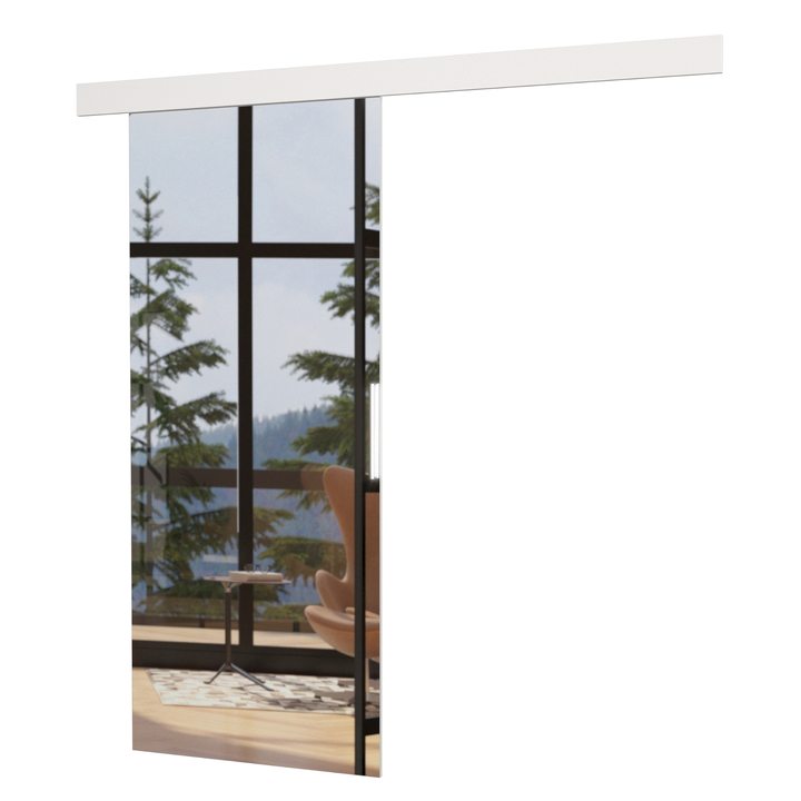 Posuvné dvere TESS 86 biela, 86x205 cm 1