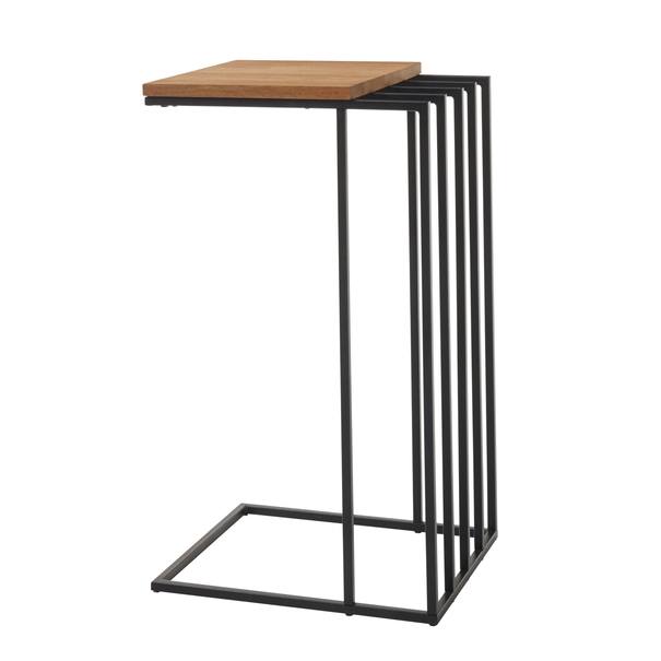 Odkladací stolík THABA dub/čierna 1