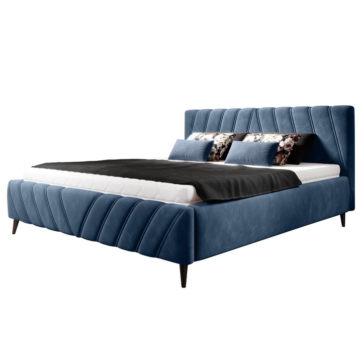 Posteľ TIA modrosivá, 160x200 cm 1