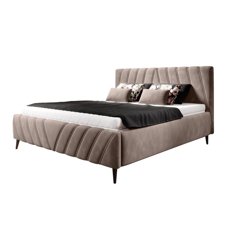 Posteľ TIA béžová, 140x200 cm 1