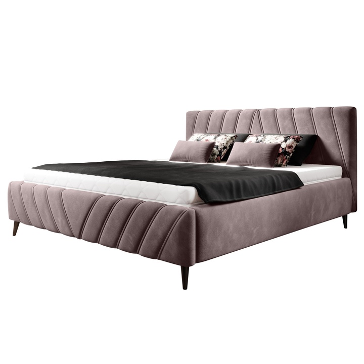 Posteľ TIA svetlofialová, 180x200 cm 1