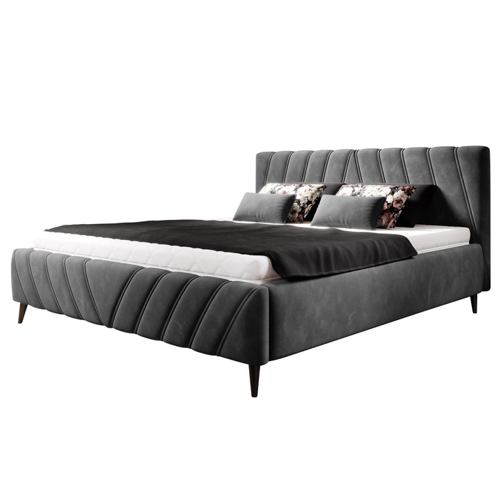 Posteľ TIA sivá, 160x200 cm 1