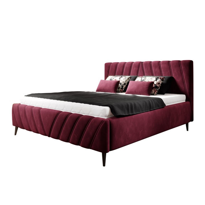 Posteľ TIA vínová, 140x200 cm 1
