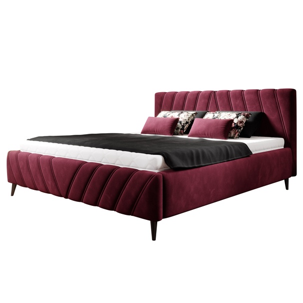 Posteľ TIA vínová, 160x200 cm 1