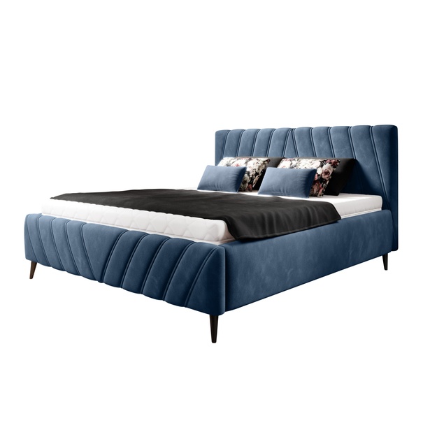 Posteľ TIA modrosivá, 140x200 cm 1