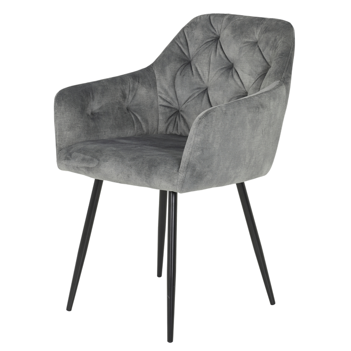 Jedálenská stolička TINA I S vintage sivá 1