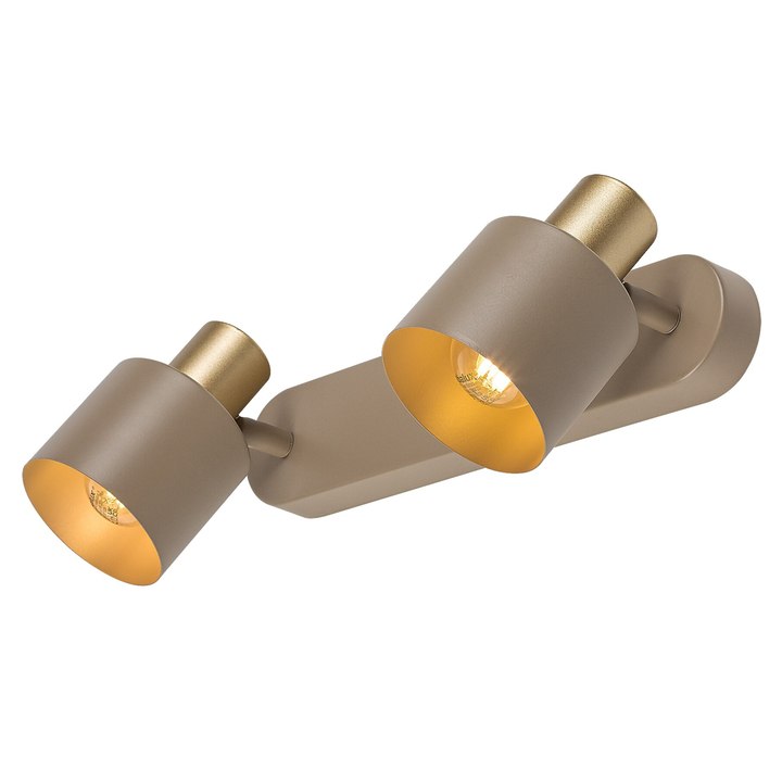 Bodové svietidlo TISANDRA 2 béžová/zlatá 1