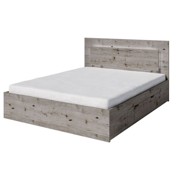 Posteľ TOGO dub wellington, 160x200 cm 1