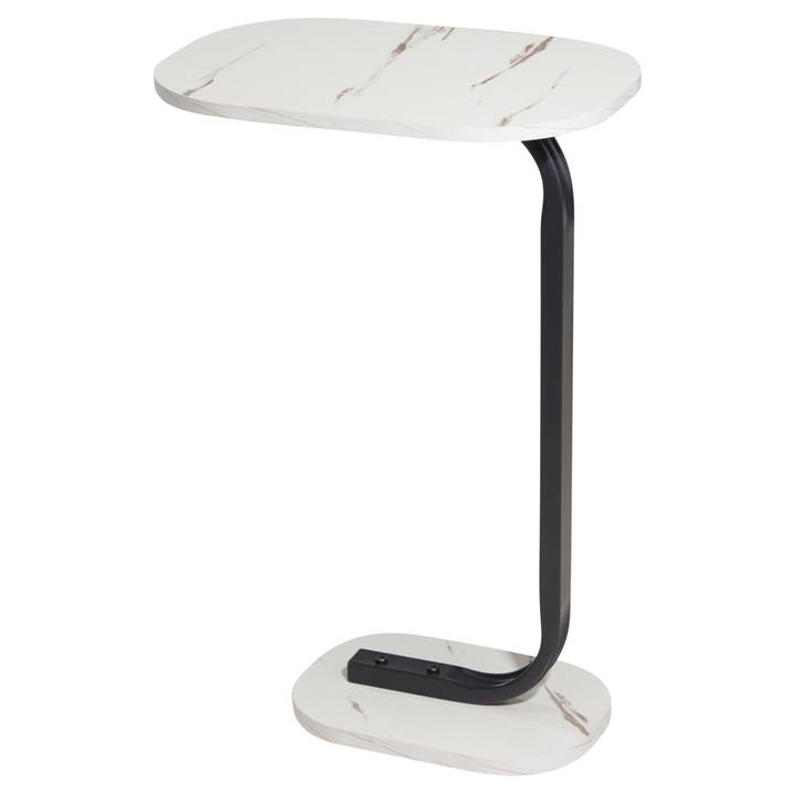 Odkladací stolík TOM biely mramor 1